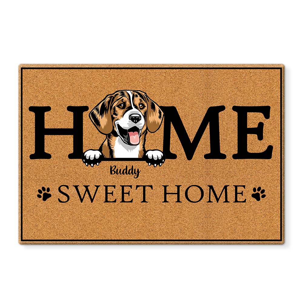 Personalized Home Sweet Home Doormat 25435 Primary Mockup