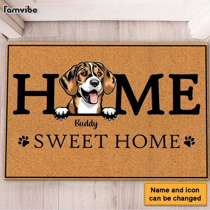 Personalized Home Sweet Home Doormat 25435 1