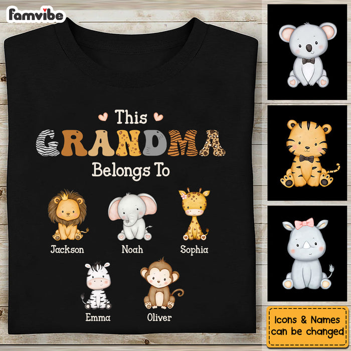 Personalized This Grandma Belongs To Shirt - Hoodie - Sweatshirt 25436 1