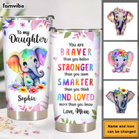 Personalized Gift For Granddaughter You Are Braver Steel Tumbler 25437 thumb 1
