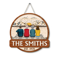 Personalized Family Lake View Wood Sign 25438 thumb 1