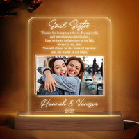 Personalized Soul Sister Plaque LED Lamp Night Light 25441 thumb 1