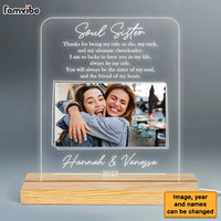 Personalized Soul Sister Plaque LED Lamp Night Light 25441 thumb 1
