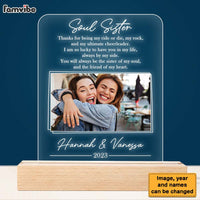Personalized Soul Sister Plaque LED Lamp Night Light 25441 thumb 1