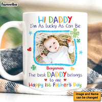 Personalized Gift For New Dad Happy 1st Father's Day Mug 25448 thumb 1