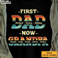 Personalized  First Dad Now Grandpa Shirt - Hoodie - Sweatshirt 25449 thumb 1