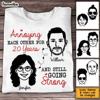Personalized Gift For Him For Her For Couple Annoying Each Other For Years And Still Going Strong Shirt - Hoodie - Sweatshirt 25451 thumb 1