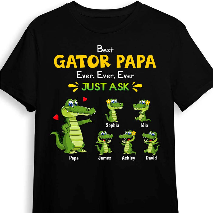 Personalized Gift Gator Papa Shirt - Hoodie - Sweatshirt 25455 1