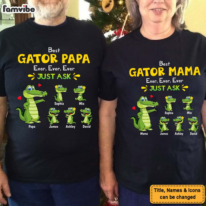 Personalized Gift Gator Papa Shirt - Hoodie - Sweatshirt 25455 1
