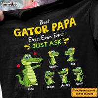 Personalized Gift Gator Papa Shirt - Hoodie - Sweatshirt 25455 thumb 1