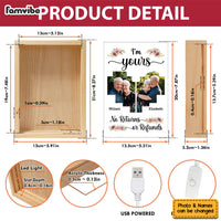 Personalized Couple I'm Yours No Returns Or Refunds Picture Frame Light Box 31310 thumb 1