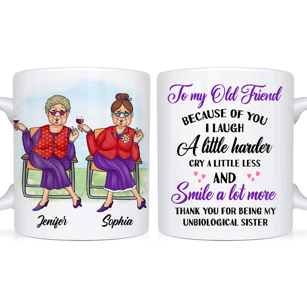 Personalized Gift for Friends Smile A Lot More Mug 25463 Primary Mockup