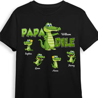 Personalized PaPadile Father Crocodile Shirt - Hoodie - Sweatshirt 25464 thumb 1