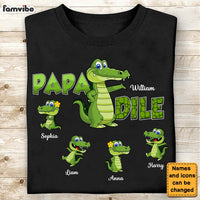 Personalized PaPadile Father Crocodile Shirt - Hoodie - Sweatshirt 25464 thumb 1