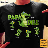Personalized PaPadile Father Crocodile Shirt - Hoodie - Sweatshirt 25464 thumb 1
