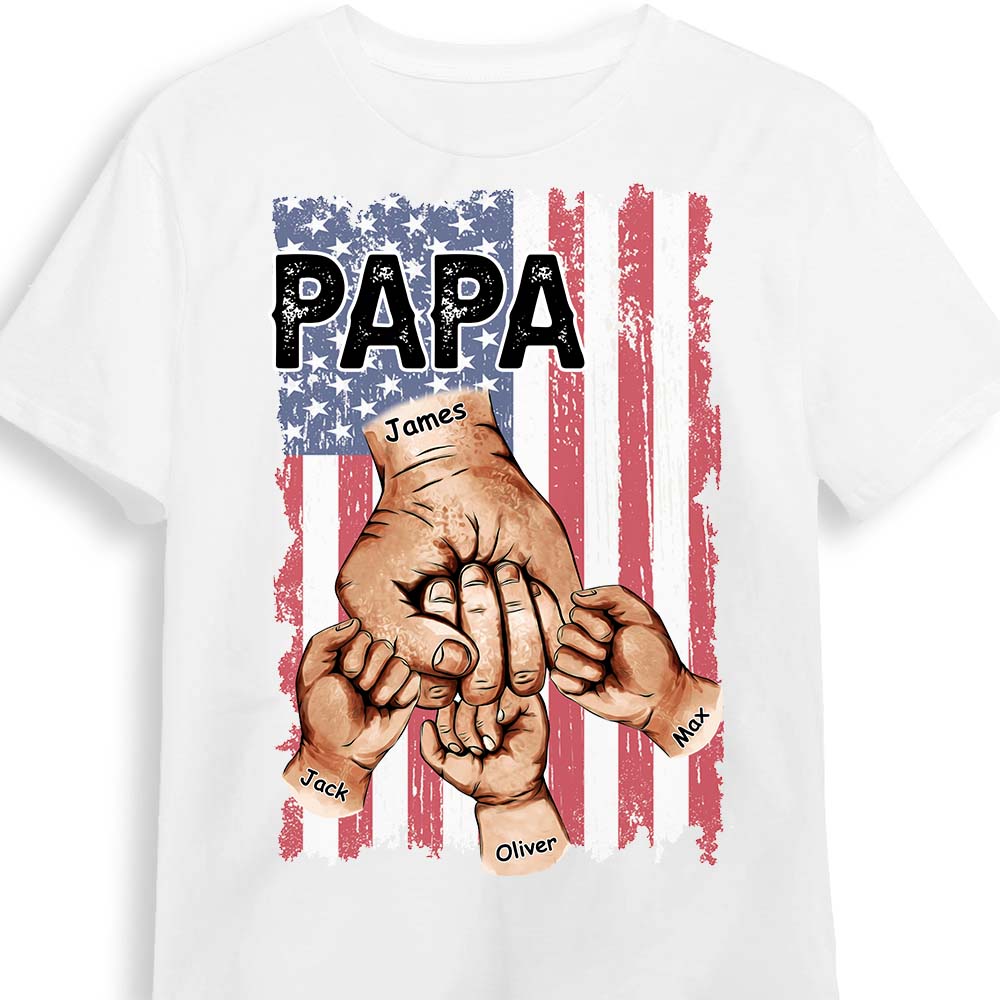 Famvibe Personalized Dad T Shirt MY64 30O47