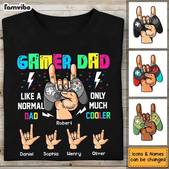 Personalized Gamer Dad Shirt - Hoodie - Sweatshirt 25470 1