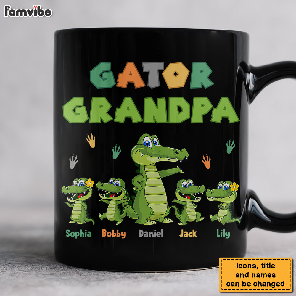 Personalized Gift For Gator Grandpa Dad Mug 25471 Primary Mockup