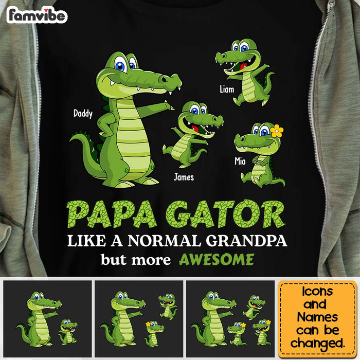 Personalized Papa Gator More Awesome Shirt - Hoodie - Sweatshirt 25472 1