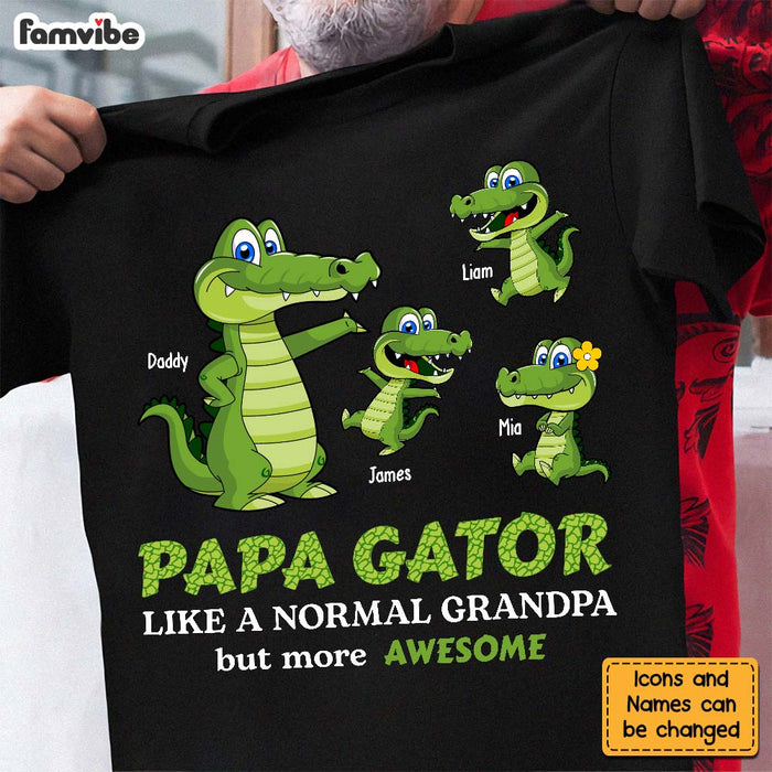 Personalized Papa Gator More Awesome Shirt - Hoodie - Sweatshirt 25472 1
