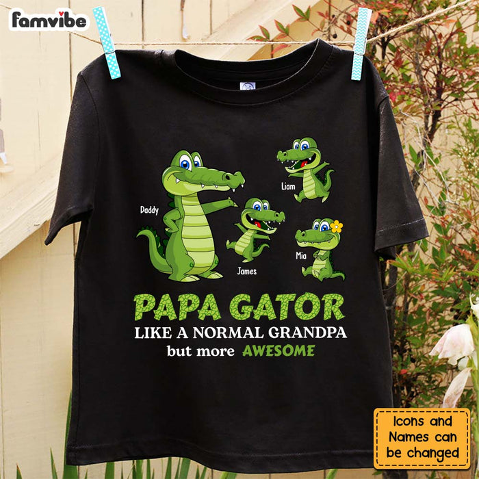 Personalized Papa Gator More Awesome Shirt - Hoodie - Sweatshirt 25472 1