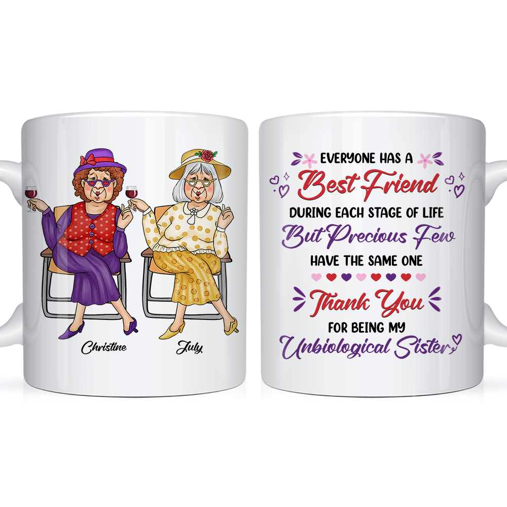 Personalized Friend Each Stage Of Life Mug 25474 Primary Mockup