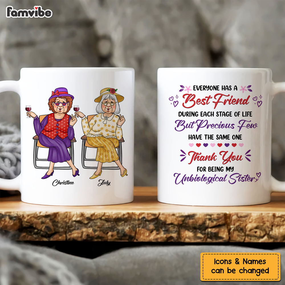 Personalized Friend Each Stage Of Life Mug 25474 Primary Mockup