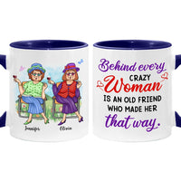 Personalized Behind Every  Crazy Friend Mug 25478 thumb 1
