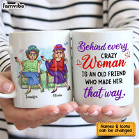 Personalized Behind Every  Crazy Friend Mug 25478 thumb 1