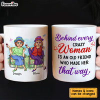 Personalized Behind Every  Crazy Friend Mug 25478 thumb 1