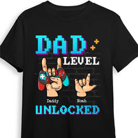 Personalized Gamer Dad Level Unlocked Shirt - Hoodie - Sweatshirt 25479 thumb 1