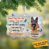 Personalized Don't Cry For Me Dog Memorial Benelux Ornament NB161 73O57 1