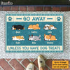 Personalized Go Away Unless You Have Dog Treats Doormat 25481 1