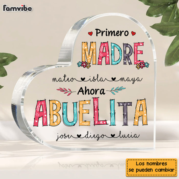 Personalized Grandma Abuela Spanish Acrylic Plaque 25482 1