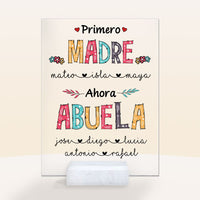 Personalized Grandma Abuela Spanish Acrylic Plaque 25483 thumb 1