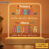 Personalized Grandma Abuela Spanish Plaque LED Lamp Night Light 25484 1