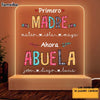 Personalized Grandma Abuela Spanish Plaque LED Lamp Night Light 25484 1