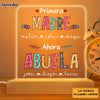 Personalized Grandma Abuela Spanish Plaque LED Lamp Night Light 25484 1