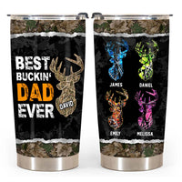 Personalized Buckin Dad Steel Tumbler 25485 thumb 1