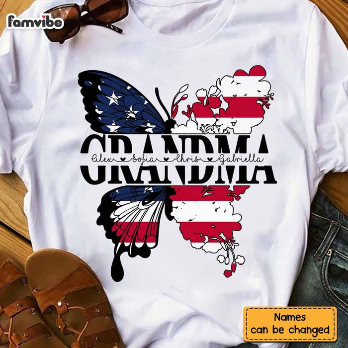 Personalized Gift Independence Day Grandma Shirt - Hoodie - Sweatshirt 25486 1