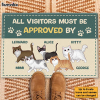 Personalized All Visitors Must Be Approved By Doormat 25487 thumb 1