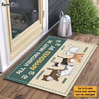 Personalized All Visitors Must Be Approved By Doormat 25487 thumb 1