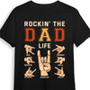 Personlaized Rockin The Dad Life Shirt - Hoodie - Sweatshirt 25490 1