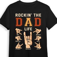 Personlaized Rockin The Dad Life Shirt - Hoodie - Sweatshirt 25490 thumb 1