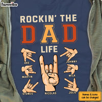 Personlaized Rockin The Dad Life Shirt - Hoodie - Sweatshirt 25490 thumb 1