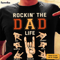 Personlaized Rockin The Dad Life Shirt - Hoodie - Sweatshirt 25490 thumb 1