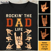 Personlaized Rockin The Dad Life Shirt - Hoodie - Sweatshirt 25490 1
