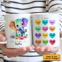 Personalized Gift for Daughter Granddaughter Affirmation Elephant Mug 25494 thumb 1