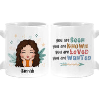Personalized Gift for Daughter Granddaughter Inspirational Mug 25495 thumb 1