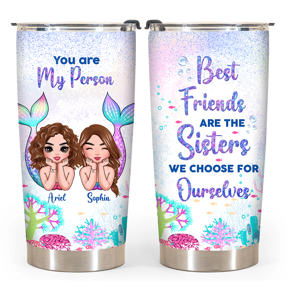 Personalized Gift For Friends You Are My Person Steel Tumbler 25502 Primary Mockup